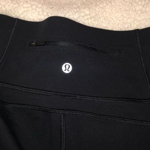 LULULEMON HIGHWAISTED MIND OVER MILES LEGGINGS